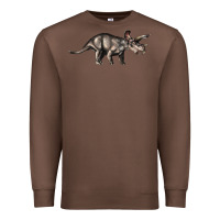 Chestnut Triceratops Horridus Premium Sweatshirt - LillyAllenDesigns