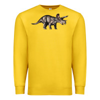 Lemon Triceratops Horridus Premium Sweatshirt - LillyAllenDesigns