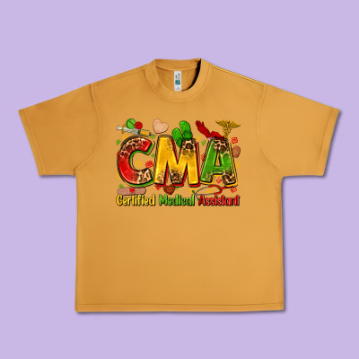 Certified Medical Assistant Juneteenth Urban Heavy Tee Designed By Zillion Design Studio