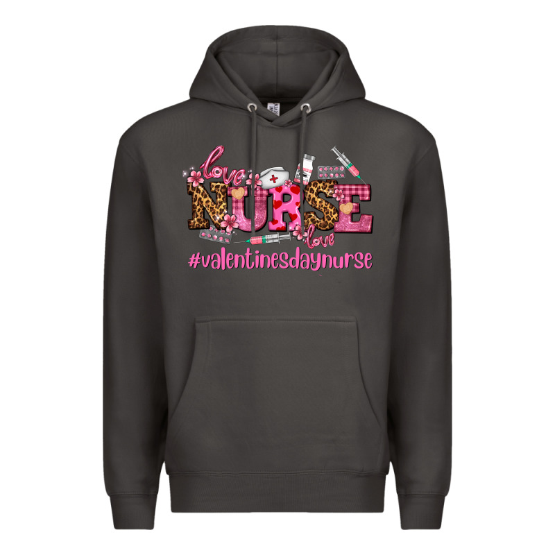 Nurse With Valentines Day Element Premium Hoodie by AdoDesignShop | Teevron