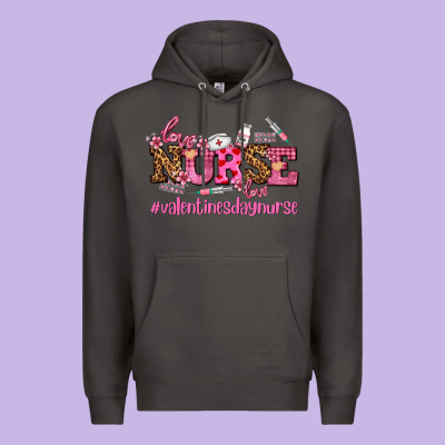 Nurse With Valentines Day Element Premium Hoodie Designed By Adodesignshop