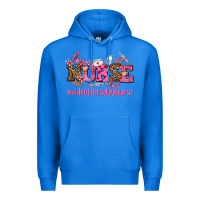 True Royal nurse with valentines day element Premium Hoodie - AdoDesignShop