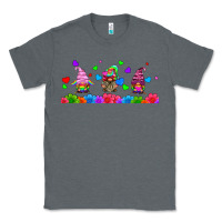 Charcoal Heather lgbtq gnome  libbey glass Classic Tee - HRA Design Shop