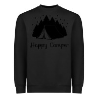 Black camping Heavyweight Sweatshirt - Unal Design