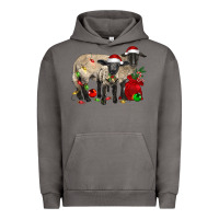 Pigment Tornado Christmas Suffolk Sheep And Baby Suffolk Sheep Urban Hoodie - LillyAllenDesigns