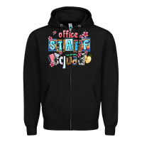 Black staff squad Zipper Hoodie - AdoDesignShop