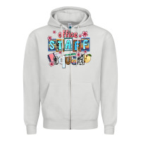 Dove Grey staff squad Zipper Hoodie - AdoDesignShop