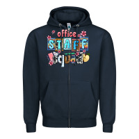 Navy staff squad Zipper Hoodie - AdoDesignShop
