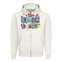 Oatmeal Heather staff squad Zipper Hoodie - AdoDesignShop