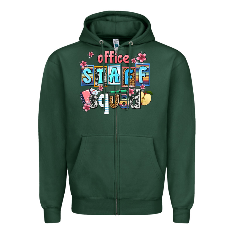 Staff Squad Zipper Hoodie by AdoDesignShop | Teevron