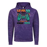 Cloud Purple level 10 unlocked awesome since 2013 Vintage Hoodie - MaliasSmallBusiness