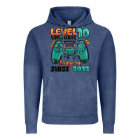 Vintage Denim level 10 unlocked awesome since 2013 Vintage Hoodie - MaliasSmallBusiness
