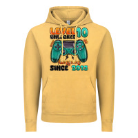 Vintage Mustard level 10 unlocked awesome since 2013 Vintage Hoodie - MaliasSmallBusiness