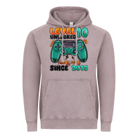 Vintage Zinc level 10 unlocked awesome since 2013 Vintage Hoodie - MaliasSmallBusiness