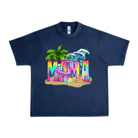 Navy summer mama Urban Heavy Tee - texasbilliewilder