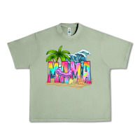 Oil Green summer mama Urban Heavy Tee - texasbilliewilder