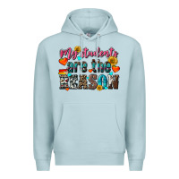 Blue Mist my students are the reason Premium Hoodie - NancyCooperArtShop