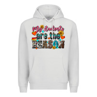 Dove Grey my students are the reason Premium Hoodie - NancyCooperArtShop