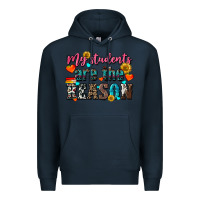 Navy my students are the reason Premium Hoodie - NancyCooperArtShop