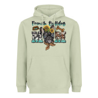 Matcha french bulldog mom Heavyweight Hoodie - BarkalooDesign