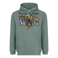 Sage french bulldog mom Heavyweight Hoodie - BarkalooDesign
