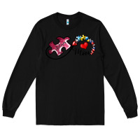 Black autism mom 1 Long Sleeve Tee - SublimationCraftShop