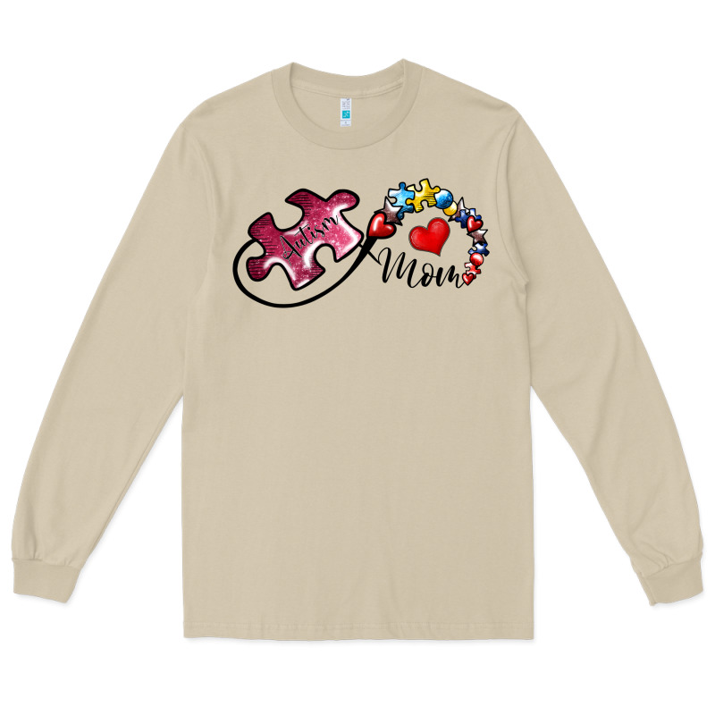 Autism Mom 1 Long Sleeve Tee by SublimationCraftShop | Teevron
