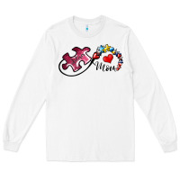 White autism mom 1 Long Sleeve Tee - SublimationCraftShop