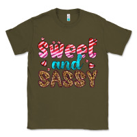 Army Green sweet and sassy Classic Tee - HRA Design Shop