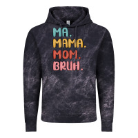 Cloud Black ma mama mom bruh Vintage Hoodie - MaliasSmallBusiness