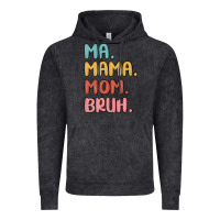 Vintage Black ma mama mom bruh Vintage Hoodie - MaliasSmallBusiness