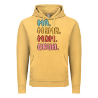 Vintage Mustard ma mama mom bruh Vintage Hoodie - MaliasSmallBusiness