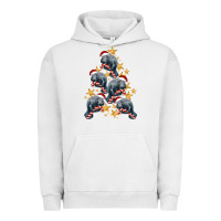 Pigment Lunar Rock Christmas Tree With Manatee Urban Hoodie - LillyAllenDesigns