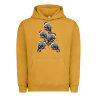 Pigment Peanut Butter Christmas Tree With Manatee Urban Hoodie - LillyAllenDesigns