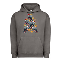 Pigment Tornado Christmas Tree With Manatee Urban Hoodie - LillyAllenDesigns