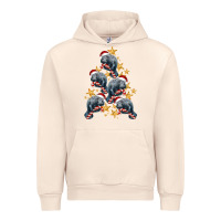 Sandshell Christmas Tree With Manatee Urban Hoodie - LillyAllenDesigns
