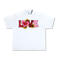 White valentine's day love sunflowers Urban Heavy Tee - RanaPortraitStore