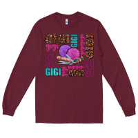 Burgundy gigi gigi with knitting Long Sleeve Tee - AdoDesignShop