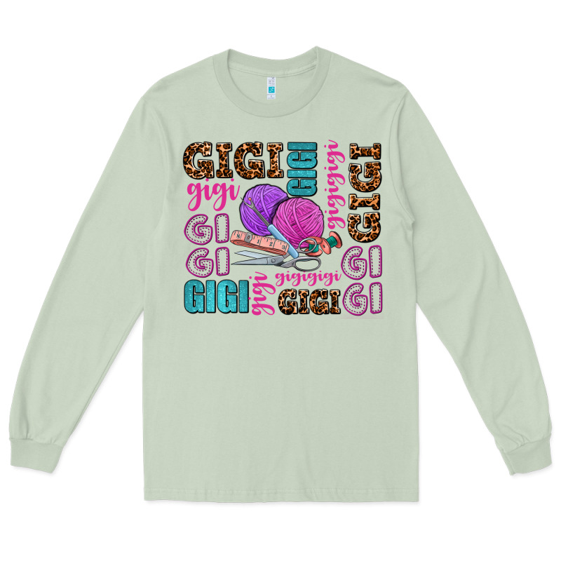Gigi Gigi With Knitting Long Sleeve Tee by AdoDesignShop | Teevron
