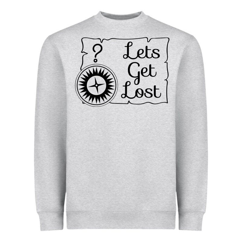 Lets Get Lost Heavyweight Sweatshirt by Unal Design | Teevron