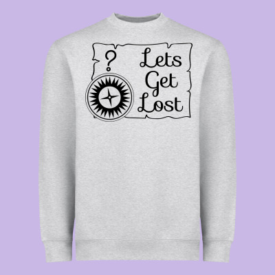 Heavyweight Sweatshirt lets get lost