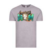 Vintage Zinc mom with bull skull Vintage Tee - Zillion Design Studio