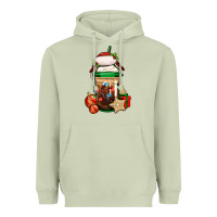 Matcha Christmas vacation trapper hat coffee cup Heavyweight Hoodie - Jasminsmagicworld
