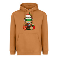Meerkat Christmas vacation trapper hat coffee cup Heavyweight Hoodie - Jasminsmagicworld