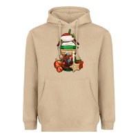 Mushroom Christmas vacation trapper hat coffee cup Heavyweight Hoodie - Jasminsmagicworld