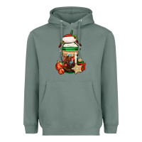 Sage Christmas vacation trapper hat coffee cup Heavyweight Hoodie - Jasminsmagicworld