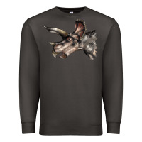 Smoke Triceratops Horridus Face Premium Sweatshirt - LillyAllenDesigns
