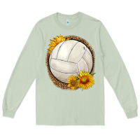 Matcha western volleyball with sunflower Long Sleeve Tee - HRA Design Shop