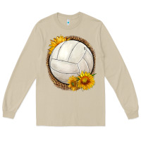 Mushroom western volleyball with sunflower Long Sleeve Tee - HRA Design Shop