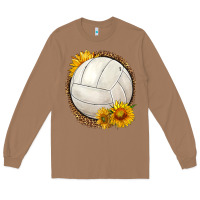 Toasted Coconut western volleyball with sunflower Long Sleeve Tee - HRA Design Shop